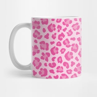 Pink Leopard Print Mug